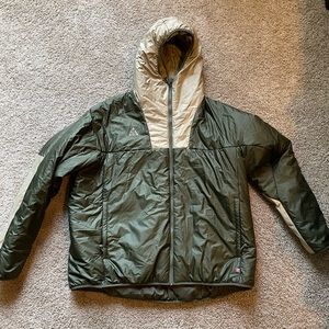 Nike Primaloft Insulated Men’s Olive Khaki Puffy Outerwear Jacket